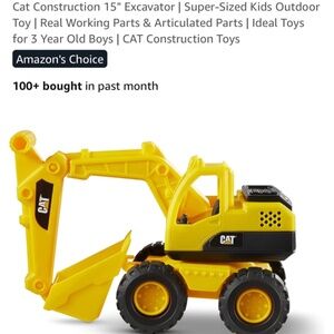 CAT Construction Excavator Dig Play Outdoor